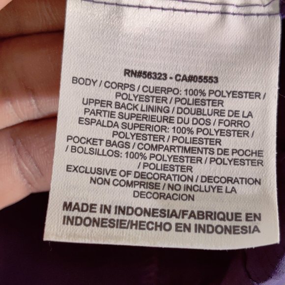 Nike ECU Storm Fit Rain Jacket Unisex Size Small Full Front Zip Vented Back - Picture 12 of 15